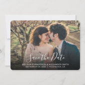 Carte Mariée rustique et mariée photo mariage Enregistre (Devant)