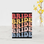 Carte Mariée Super de bachelorette (Fleur jaune)