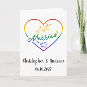 Carte Mariés à jamais III - Mariage LGBTQ
