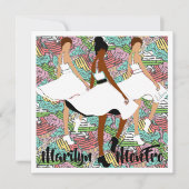 Carte Marilyn MonFRO Jolies femmes noires (Devant)