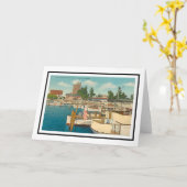 Carte Marina Sarasota, Florida Greeting Card (Fleur jaune)