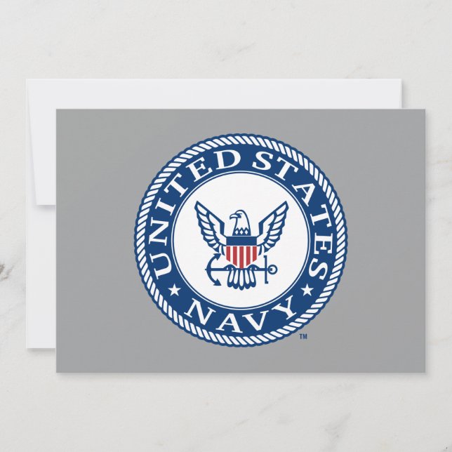 Carte Marine américaine | Navy Alt Emblem (Devant)