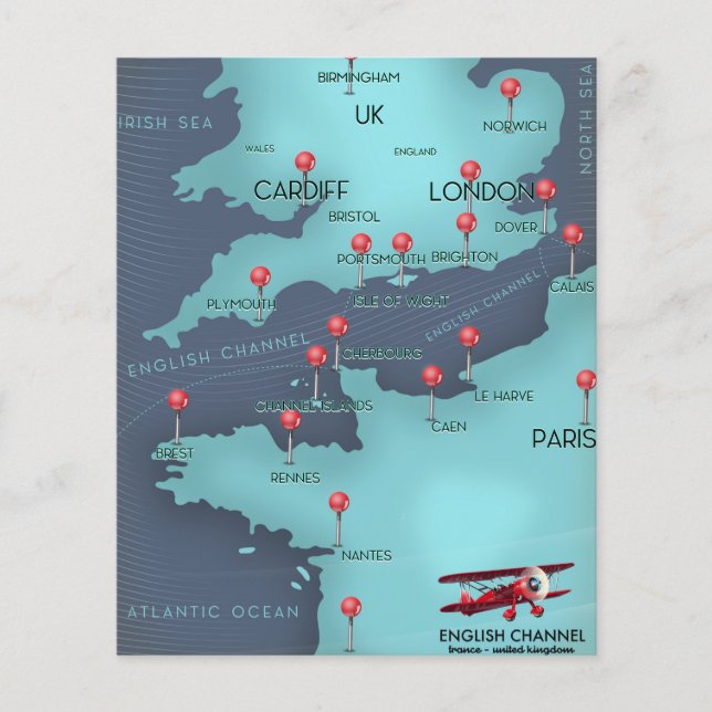 Carte marine anglaise (Devant)