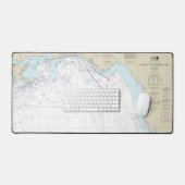 Carte marine de Key West to the Mississippi River (Clavier et souris)
