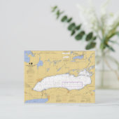 Carte marine du lac Ontario (Debout devant)