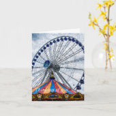 Carte Marine Pier Ferris Wheel Penser À Vous (Fleur jaune)