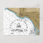 Carte marine Ventura CA (Devant)