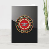 Carte Marines américains : Colonel (Col de l'USMC) [3D] (Devant)