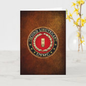 Carte Marines américains : Sous-lieutenant (USMC 2ndLt)  (Fleur jaune)