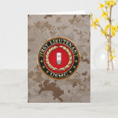 Carte Marines des États-Unis : Premier lieutenant (USMC  (Fleur jaune)