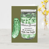 Carte Marinez vos personnes (Fleur jaune)