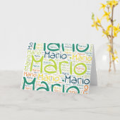 Carte Mario (Fleur jaune)