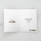 Carte Marionnettes de berger australienne heureux annive (Intérieur)