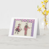 Carte Marionnettes de Ladybug (Fleur jaune)
