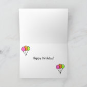 Carte Marionnettes Golden Retriever Anniversaire (Intérieur)