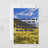 Carte Mark 1:15 KJV Bible Scripture Pic Greeting (Devant)