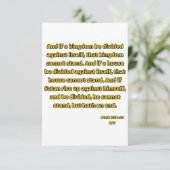 Carte Mark 3:24-26 KJV Bible Scripture Salutation (Debout devant)
