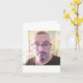 Carte Mark Edward Westerfield age 70 card   (Fleur jaune)