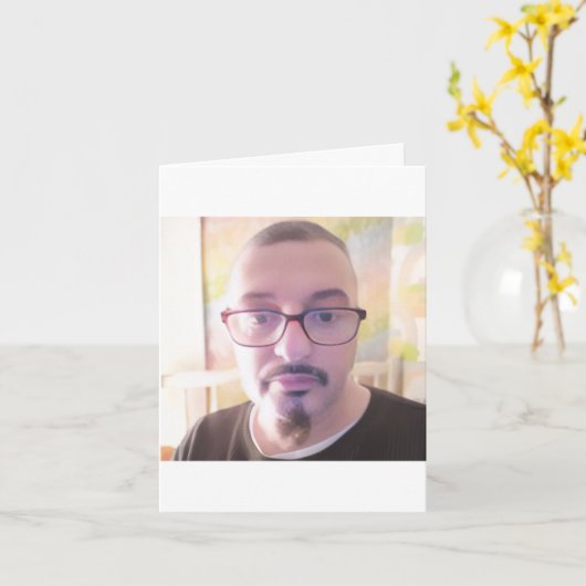 Carte Mark Edward Westerfield age 70 card   (Fleur jaune)