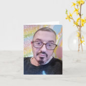 Carte Mark Edward Westerfield age 72 card   (Fleur jaune)