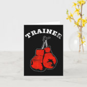 Carte Marketing d'entreprise - Formatrice de boxe (Fleur jaune)