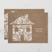 Carte marketing promotionnelle de la Maison d'affa (Devant / Derrière)