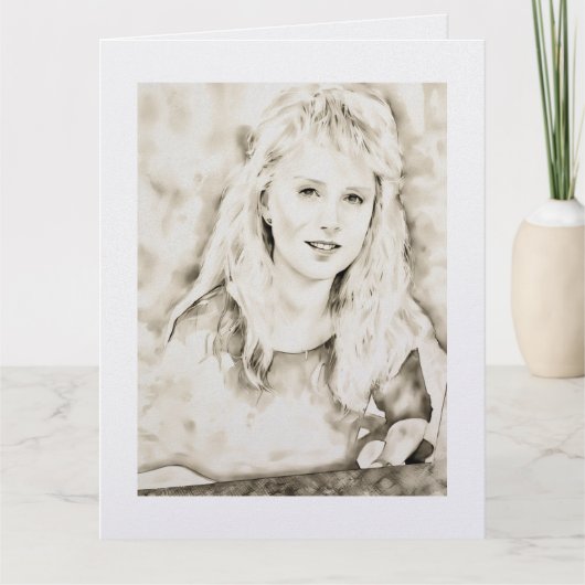 Carte Marla Kay Mangan as Computer Ink Wash (Devant)