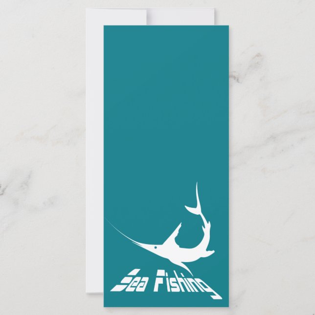 Carte Marlin bleu (Devant)