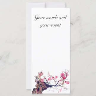 Carte Marque-page souvenir CMCarlson  Cherry Blossom