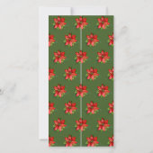 Carte Marque-pages de bénédiction à l'aquarelle de Noël (Dos)