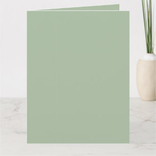 Carte Marque personnalisée verte Sage