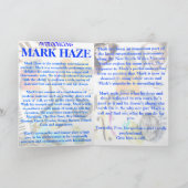 Carte marquez le promo de brume (Intérieur)