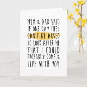 carte marrante (Fleur jaune)