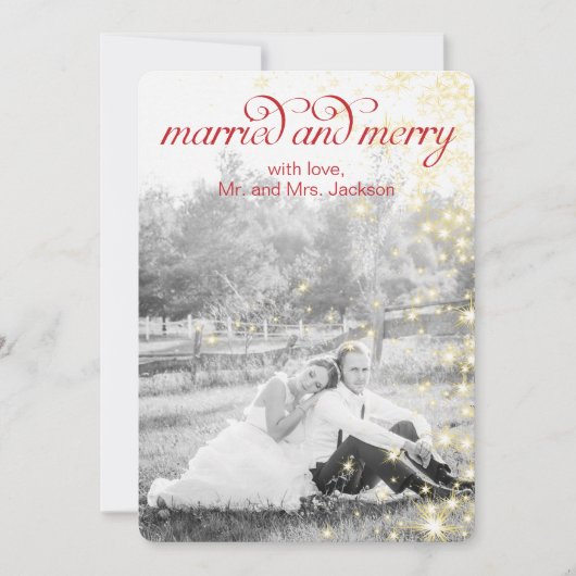 Carte MARRIE et MERRY Holiday (Devant)