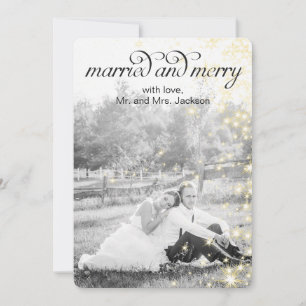 Carte MARRIE et MERRY Holiday