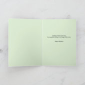 Carte Mars à avril Fleur de naissance Personnalisé Anniv (Intérieur)