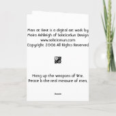 Carte Mars au repos (Dos)