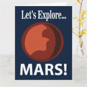 Carte Mars Explorons Mars (Fleur jaune)