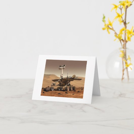 Carte Mars Rover (Fleur jaune)