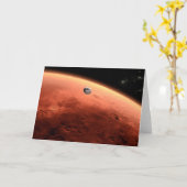 Carte Mars Science Laboratory approchant Mars. (Fleur jaune)