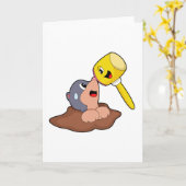 Carte Marteau de mole (Fleur jaune)