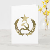 Carte Marteau et faucille (Fleur jaune)