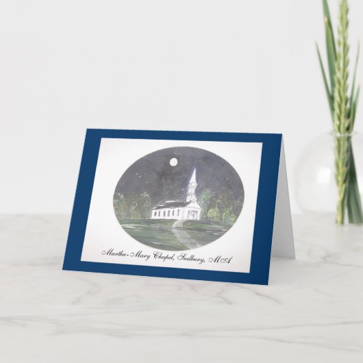 Carte Martha-Mary Chapel, Sudbury MA (Devant)