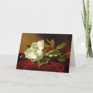 Carte Martin Johnson Heade - magnolia sur le velours