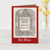 Carte Martin Luther, Wittemberg 1532 (Fleur jaune)