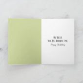 Carte Martini Anniversaire Sur Blanc (Intérieur)