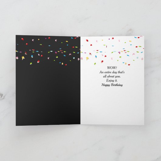 Carte Martini boisson d'anniversaire (Intérieur)