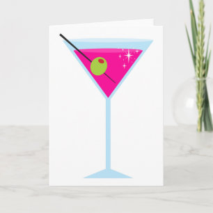 Carte Martini rose