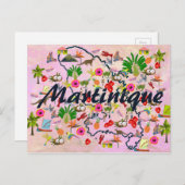 Carte Martinique (Devant / Derrière)
