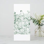 Carte Martyre de Saint-Sébastien (Debout devant)